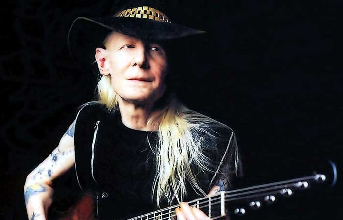 Johnny Winter as tatuagens não enganam