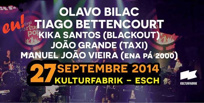 5ª EDIÇÃO PORTUGAL POP a 27 Setembro