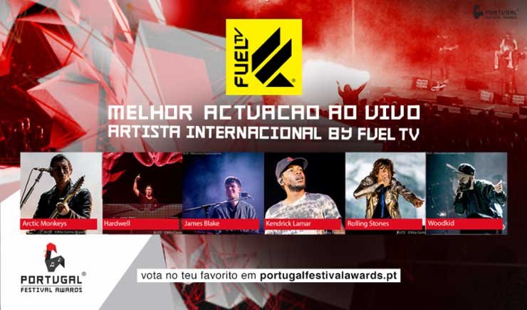 FUEL TV É A TELEVISÃO OFICIAL DOS PORTUGAL FESTIVAL AWARDS