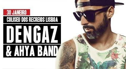Dengaz ao vivo no Coliseu a 30 de Janeiro!