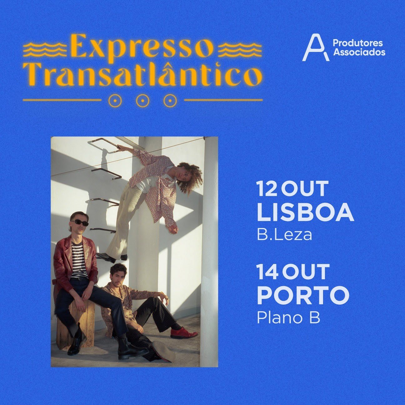 EXPRESSO TRANSATLÂNTICO apresentam novo álbum ao vivo em Lisboa e Porto