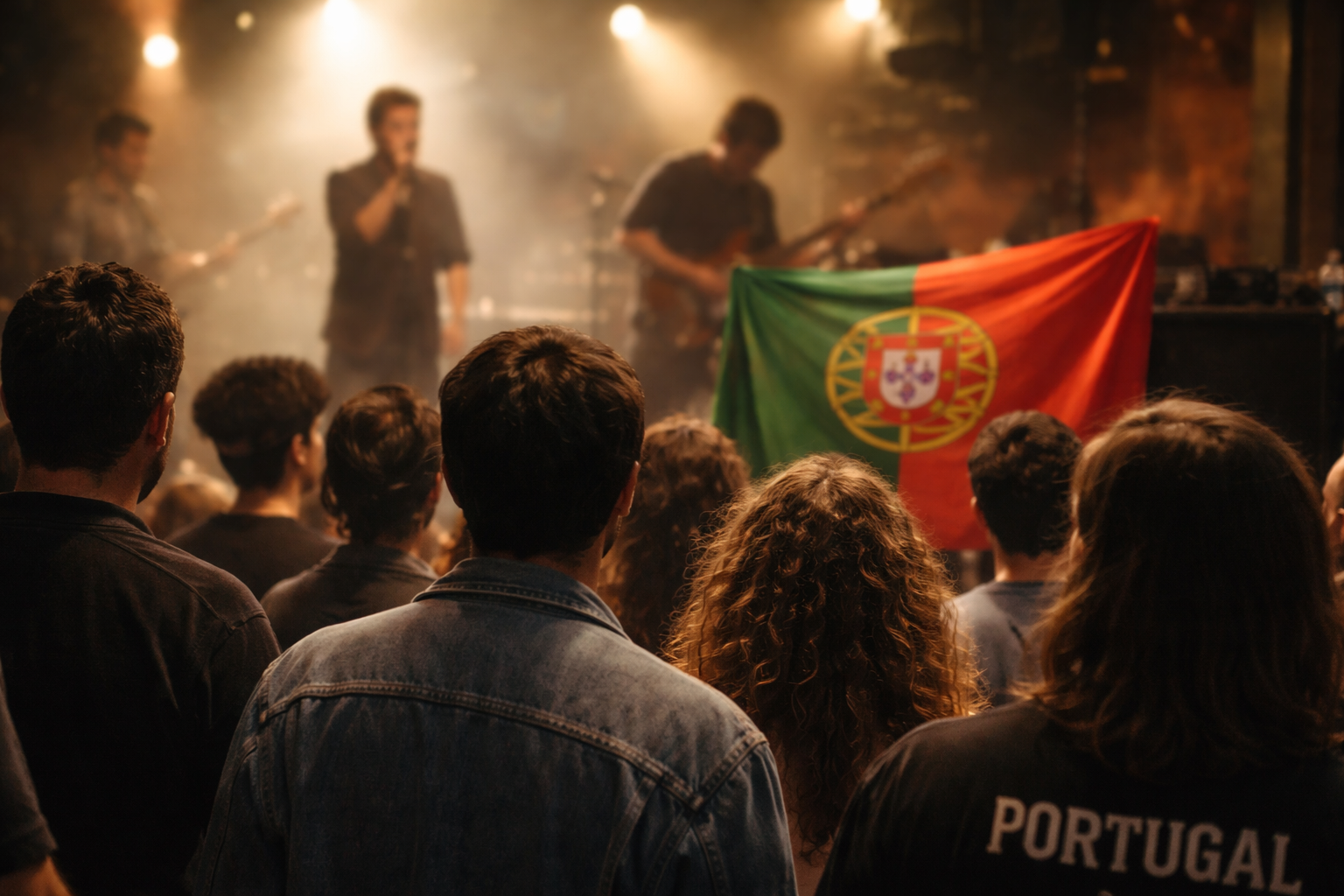 A música portuguesa não ficou para trás. Ficou cá.