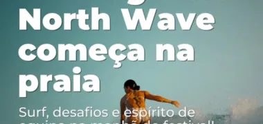 North Wave 2026 começa na praia com um desafio inspirado nos Jogos Sem Fronteiras