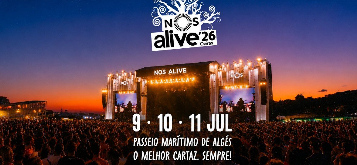 Conhece os horários e a programação dos 8 palcos do NOS Alive’26