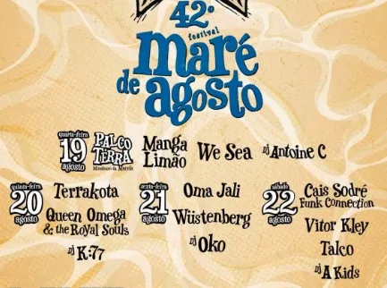 12 artistas, 12 histórias: o cartaz da Maré de Agosto guarda segredos que vale a pena conhecer