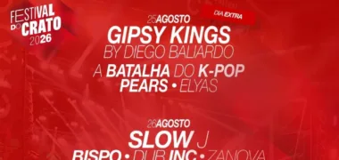 Festival do Crato 2026: Slow J, Calum Scott e Delfins lideram cinco dias no Alentejo