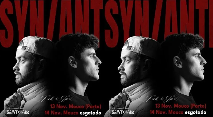 Jack & Jack esgotam concerto no Porto e acrescentam nova data no Mouco