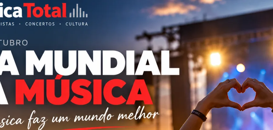 Música Total celebra o Dia Mundial da Música: hoje celebramos aquilo que nos move