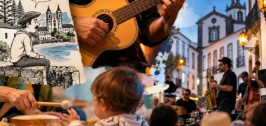 São Miguel entre o desenho, a viola da terra e o jazz